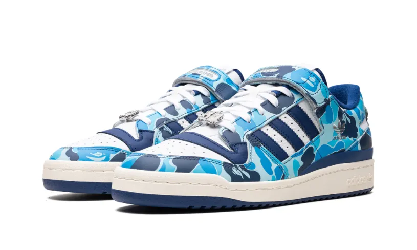 More Adidas Shoes Adidas Forum '84 Low 'Bape 30th Anniversary Blue Camo' 