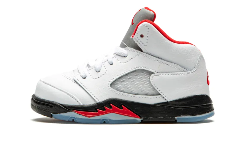 Air Jordan 5 Air Jordan 5 Retro TD 'Fire Red Silver Tongue 2020'