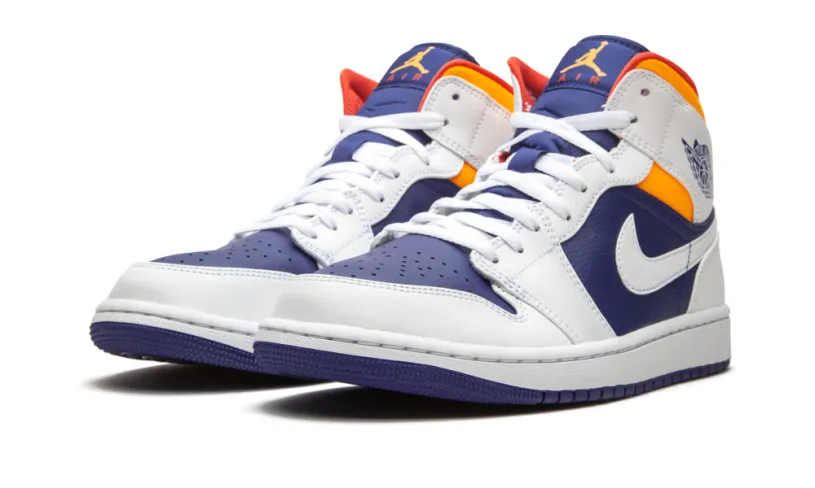 Air Jordan 1 Air Jordan 1 Mid 'Royal Blue   Laser Orange' 