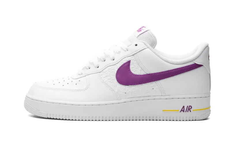 Nike Lifestyle Air Force 1 Low EMB 'Bold Berry Lakers'