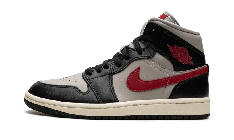 Air Jordan 1 AIR JORDAN 1 MID WMNS 'Black   Gym Red   College Grey' 