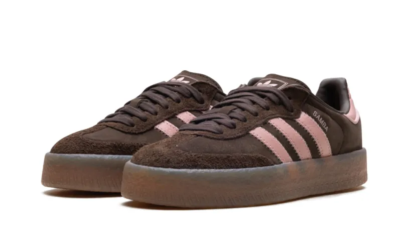 More Adidas Shoes Sambae WMNS 'Dark Brown Wonder Mauve'