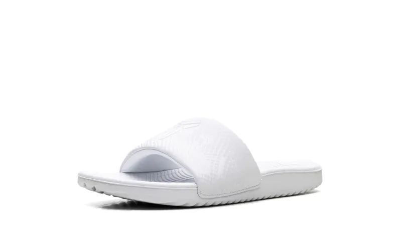 Nike Lifestyle Kawa Slide GS 'Kobe Bryant - Triple White' 