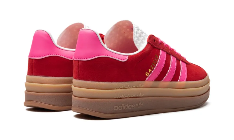 Adidas Gazelle Gazelle Bold WMNS 'Collegiate Red Lucid Pink'