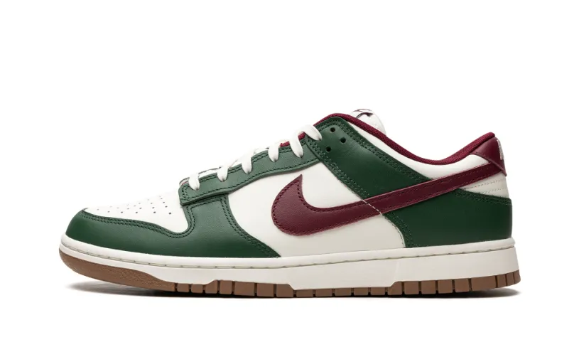 Nike Dunk Dunk Low Retro 'Gorge Green Team Red'