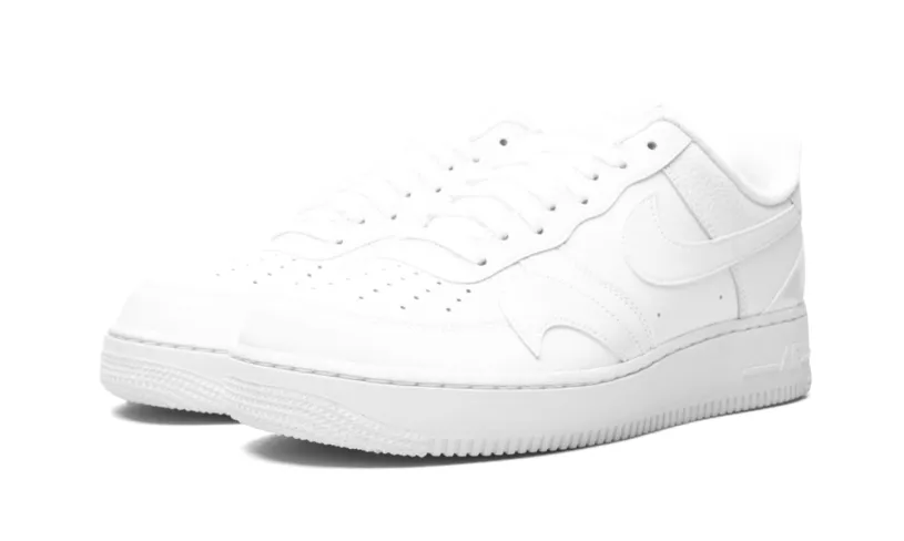Nike Lifestyle Air Force 1 '07 LV8 'Misplaced Swoosh - Triple White' 