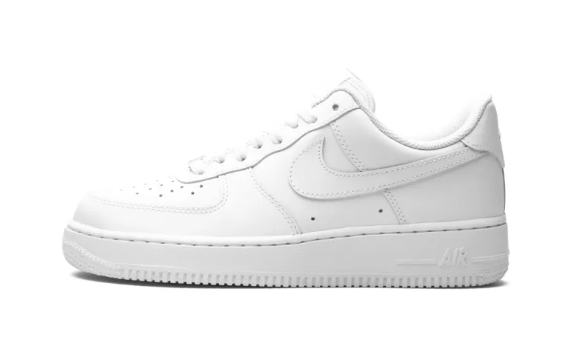 Nike Lifestyle AIR FORCE 1 LO '07 MNS WMNS 'White on White' 