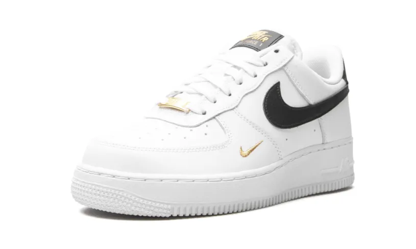 Nike Lifestyle AIR FORCE 1 LO ESSENTIAL MNS WMNS 'White   Black   Gold' 