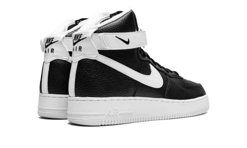 Nike Lifestyle Air Force 1 High '07 'Black   White' 