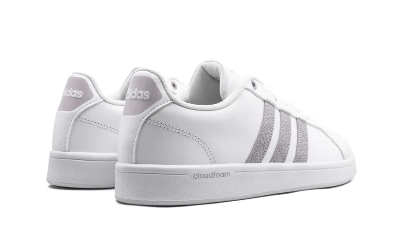 More Adidas Shoes CF Advantage 'White Ice Purple'