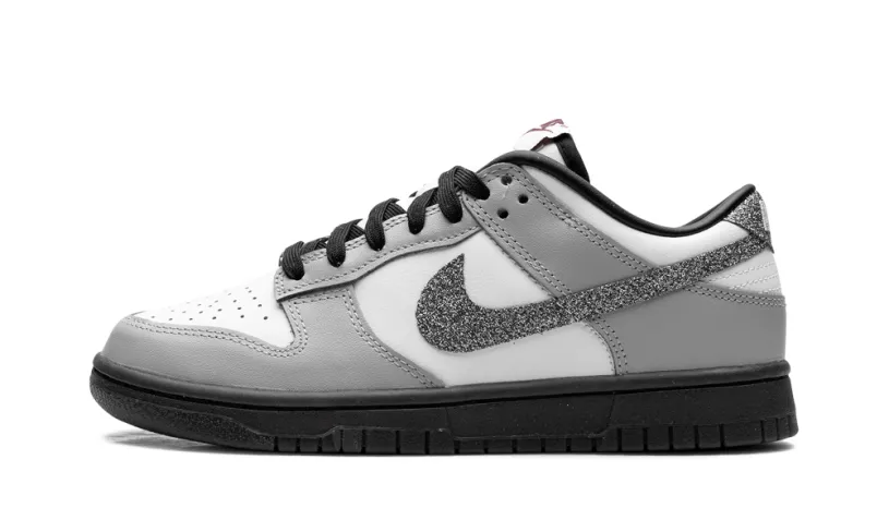Nike Dunk Dunk Low LX WMNS 'Glitter Swoosh White Light Smoke Grey'