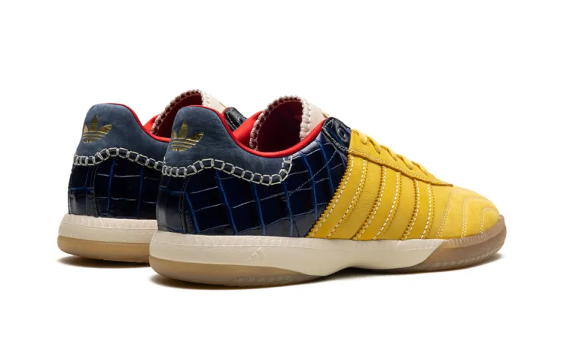 Adidas Samba Samba Millenium 'Wales Bonner - Fade Gold   Navy Croc' 