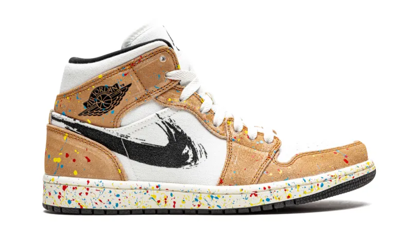 Air Jordan 1 Air Jordan 1 Mid SE 'Brushstroke' 