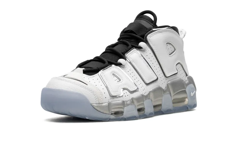 Nike Basketball AIR MORE UPTEMPO WMNS 'White Metallic' 
