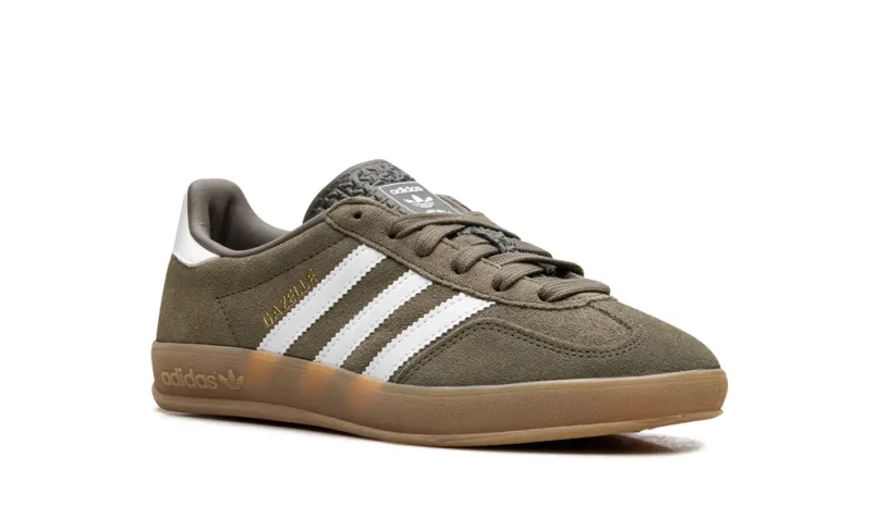 Adidas Gazelle Gazelle Indoor 'Olive Strata Cloud White Gum' 
