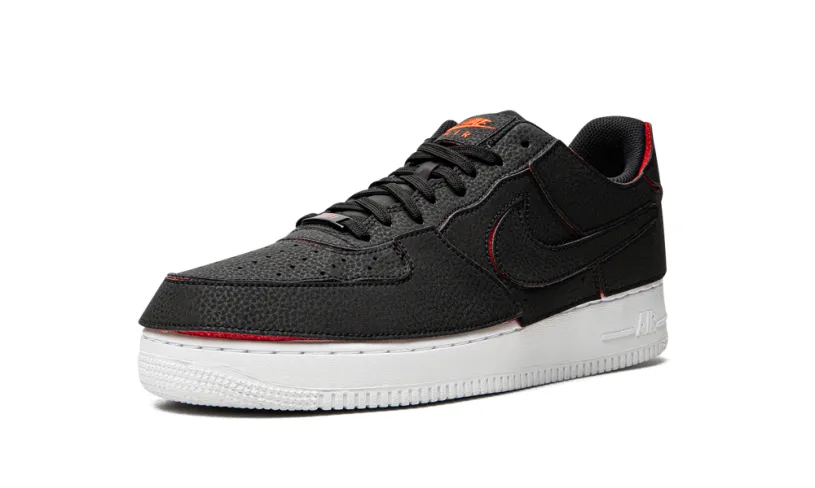 Nike Lifestyle Air Force 1 1 'Black Chile Red' 