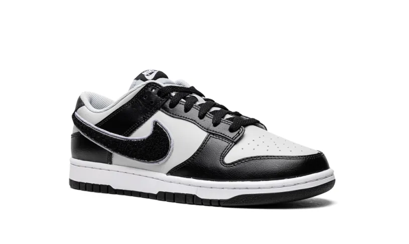 Nike Dunk Dunk Low 'Chenille Swoosh Black Grey' 