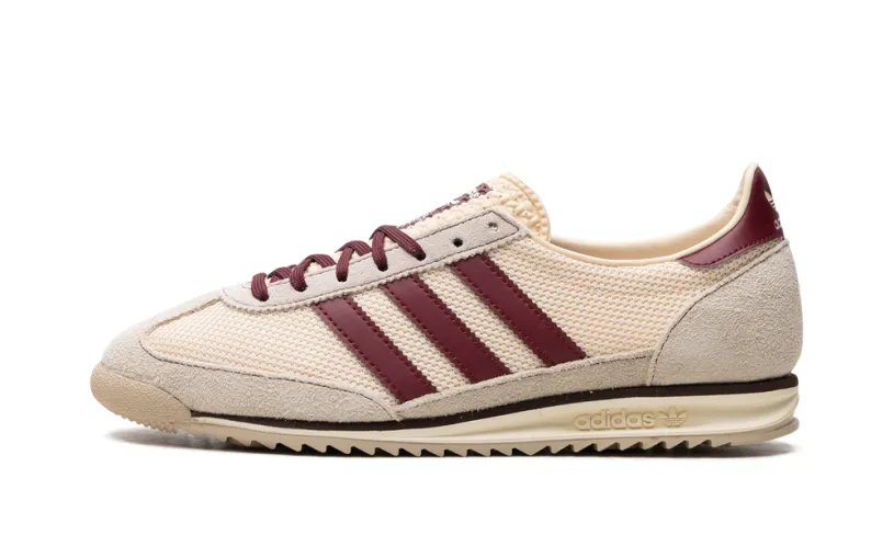 More Adidas Shoes SL 72 OG WMNS 'Beige / Burgundy'
