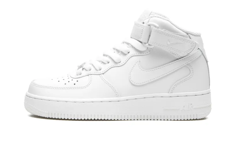 Nike Lifestyle AIR FORCE 1 '07 MID MNS WMNS 'Triple White'