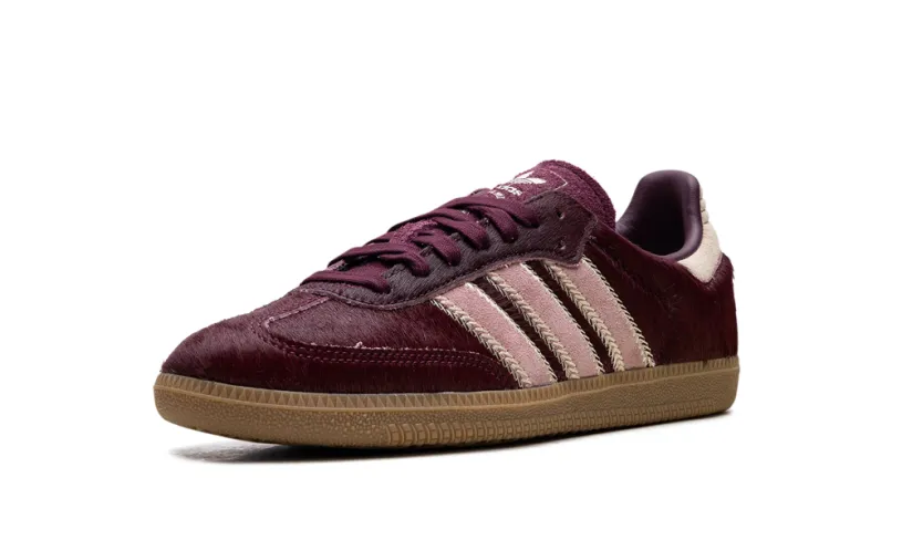 Adidas Samba Samba OG WMNS 'Maroon Sand Strata Pony'