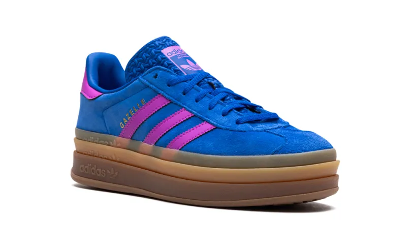 Adidas Gazelle Gazelle Bold WMNS 'Bold Blue Lucid Pink' 