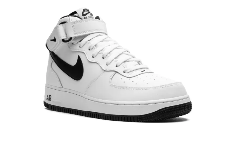 Nike Lifestyle Air Force 1 Mid 'White Black' 