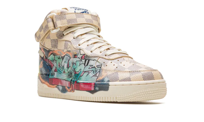 Nike Lifestyle Louis Vuitton Air Force 1 Mid 'Virgil Abloh - Graffiti' 