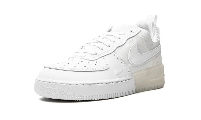 Nike Lifestyle Air Force 1 React 'Triple White' 