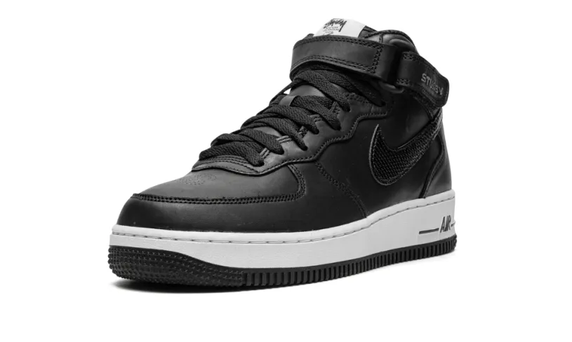 Nike Lifestyle Air Force 1 Mid 'Stussy - Black' 