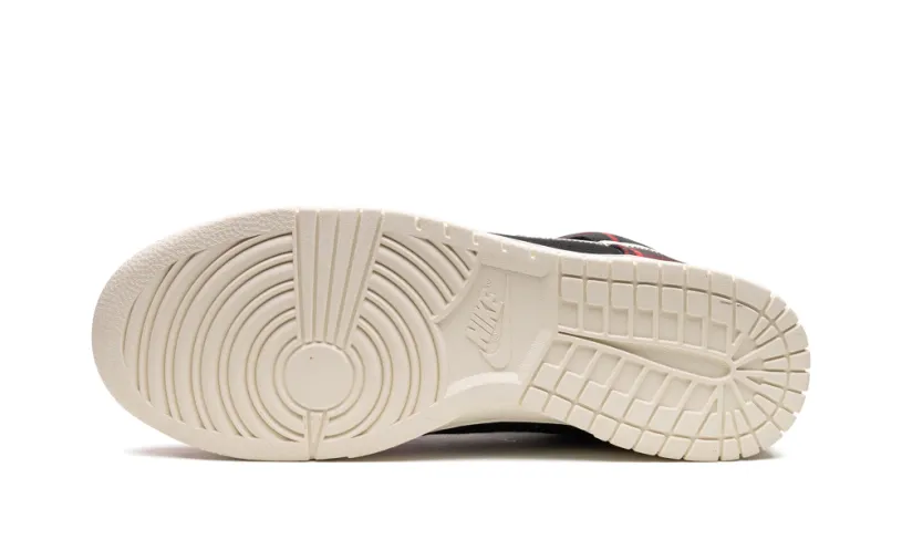 Nike Dunk Dunk High 'Plaid - Black Red' 