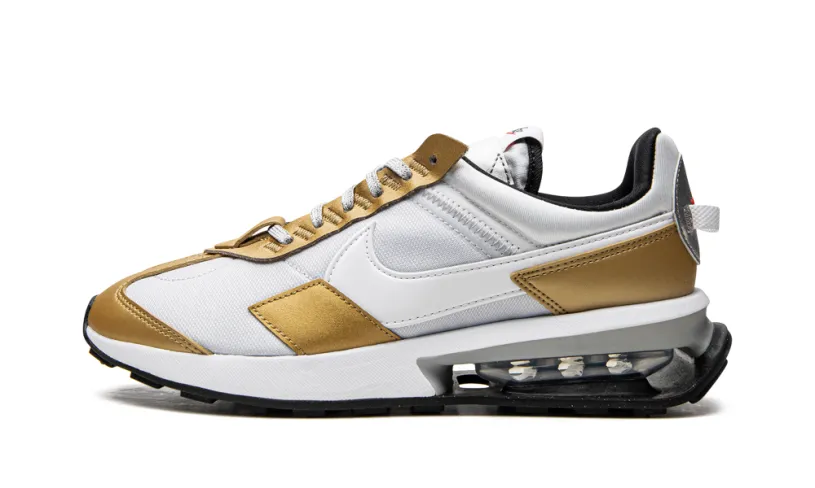 Nike Lifestyle AIR MAX PRE DAY SE MNS WMNS 'Pure Platinum   Metallic Gold' 