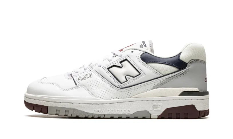 New Balance 550 550 'White Indigo Burgundy'