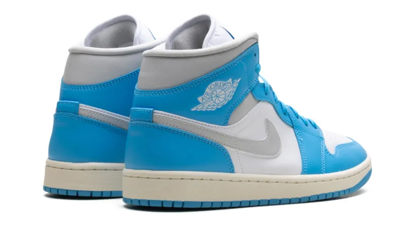 Air Jordan 1 Jordan 1 Mid WMNS 'Dark Powder Blue White Sail Neutral Grey'
