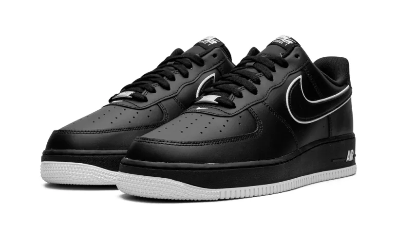 Nike Lifestyle Air Force 1 Low 'Black   White' 