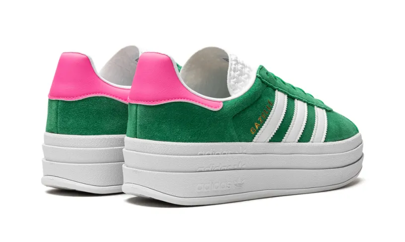 Adidas Gazelle Gazelle Bold WMNS 'Green Lucid Pink' 
