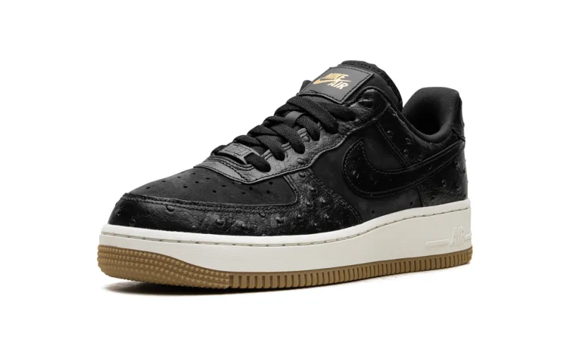 Nike Lifestyle Air Force 1 Low '07 WMNS 'Black Ostrich' 