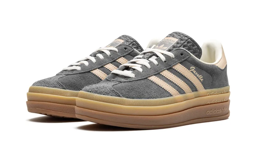 Adidas Gazelle GAZELLE BOLD WMNS 'GREY MAGIC BEIGE GUM' 