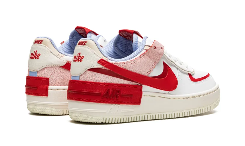 Nike Lifestyle AIR FORCE 1 LO SHADO MNS WMNS 'Red Cracked Leather'