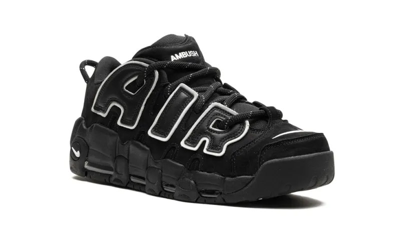 Nike Basketball Air More Uptempo Low 'AMBUSH - Black White' 