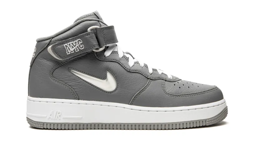 Nike Lifestyle Air Force 1 Mid QS 'Jewel NYC Cool Grey' 