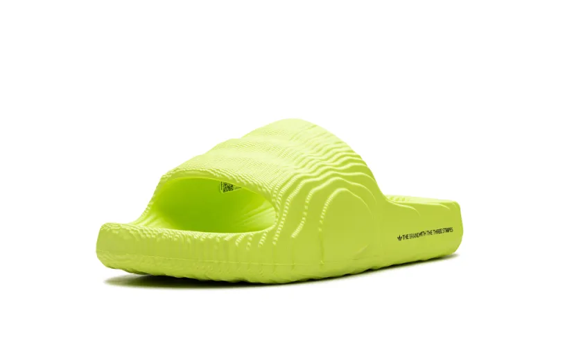 More Adidas Shoes Adilette 22 Slides 'Solar Yellow' 