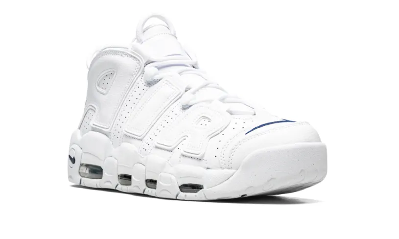 Nike Basketball Air More Uptempo 'White   Midnight Navy' 
