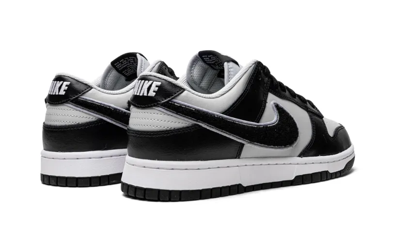 Nike Dunk Dunk Low 'Chenille Swoosh Black Grey' 