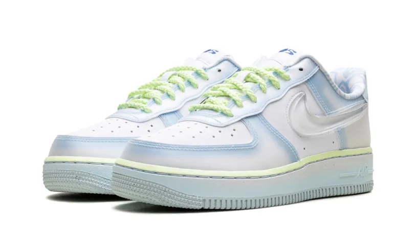 Nike Lifestyle Air Force 1 Low WMNS 'Serena Williams Design Crew Psychic Blue' 