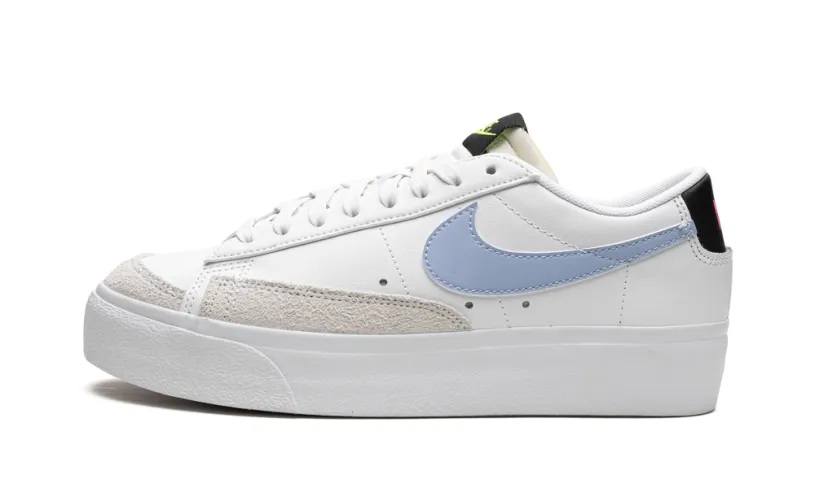Nike Lifestyle BLAZER LO PLATFORM MNS WMNS 'White Cobalt Bliss' 