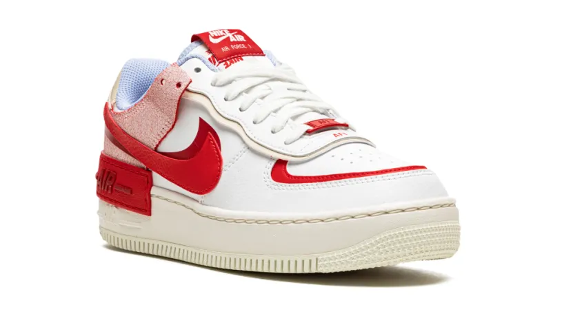 Nike Lifestyle AIR FORCE 1 LO SHADO MNS WMNS 'Red Cracked Leather' 