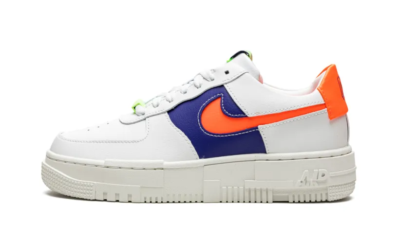 Nike Lifestyle AIR FORCE 1 LO PIXEL MNS WMNS 'White Concord Crimson' 
