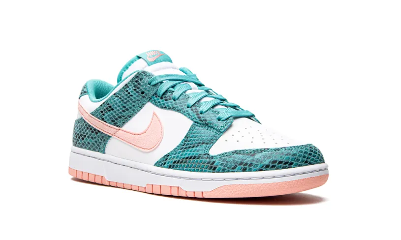 Nike Dunk Dunk Low 'Snakeskin Washed Teal Bleached Coral' 