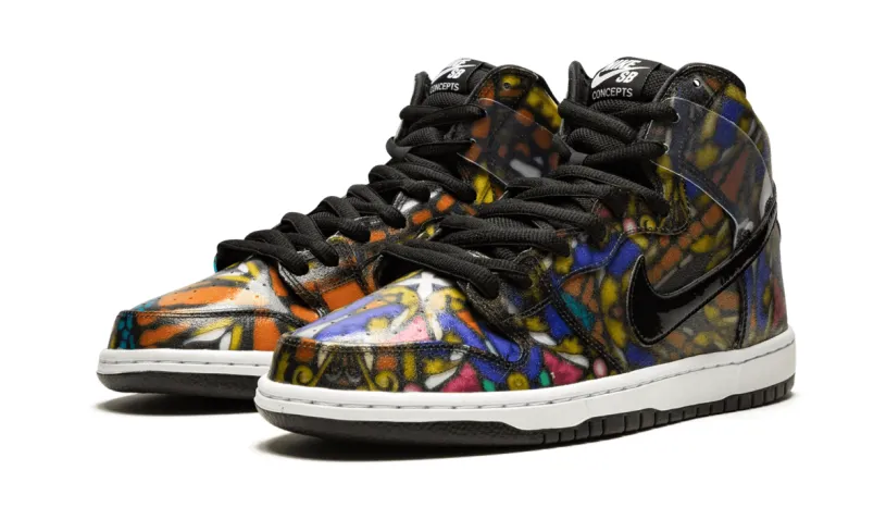 Nike SB Dunk Hi Pro SB 'Concepts Stained Glass - Special Box' 