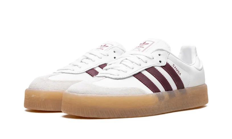 More Adidas Shoes Sambae WMNS 'White Shadow Red' 